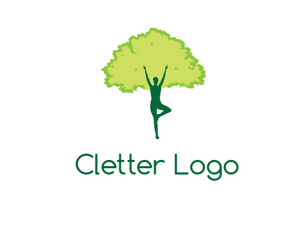 person with tree logo