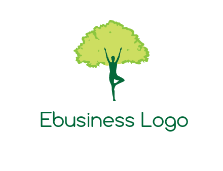 person with tree logo