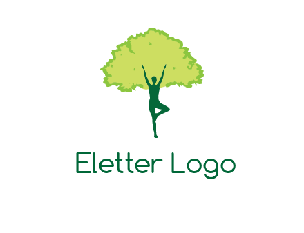 person with tree logo