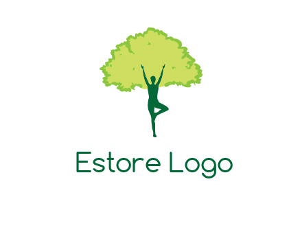 person with tree logo