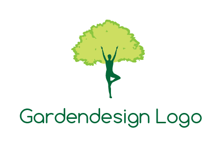 person with tree logo