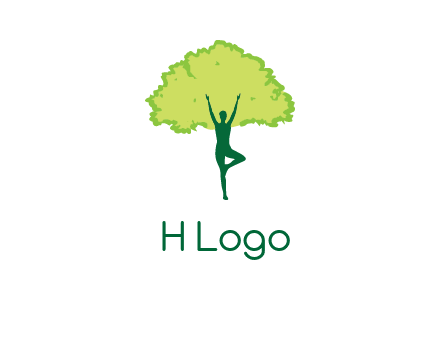 person with tree logo