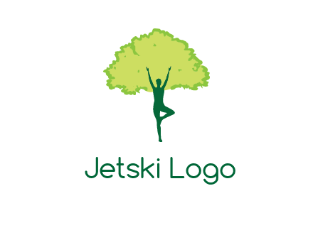 person with tree logo