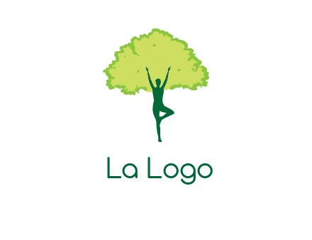 person with tree logo