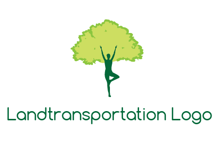 person with tree logo