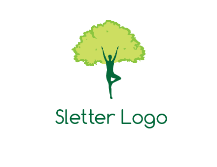 person with tree logo