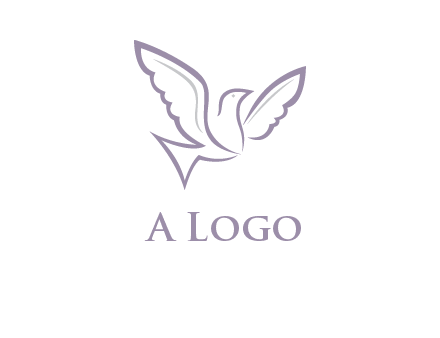 abstract bird logo