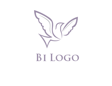 abstract bird logo