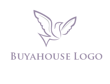 abstract bird logo