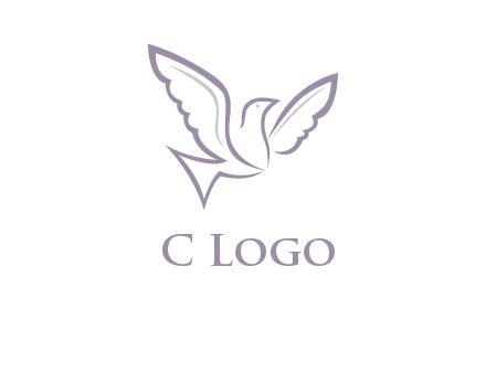 abstract bird logo