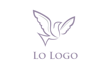 abstract bird logo