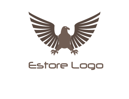 eagle spreading wings logo