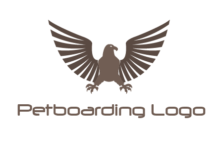 eagle spreading wings logo