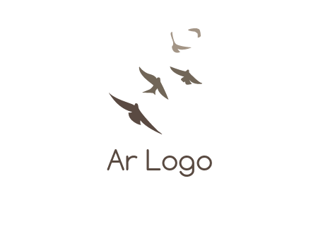 flying birds logo