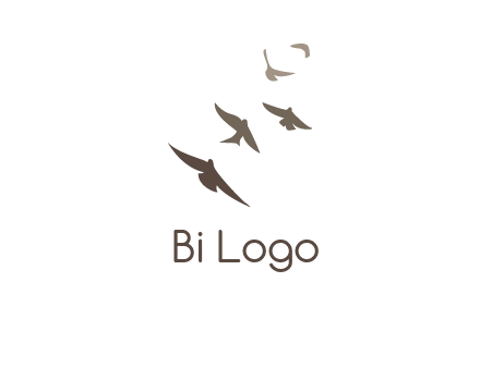 flying birds logo