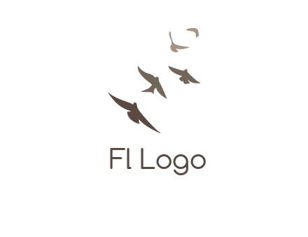 flying birds logo