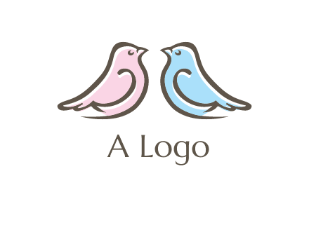 abstract birds logo