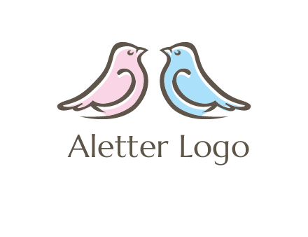 abstract birds logo