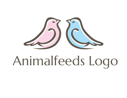 abstract birds logo