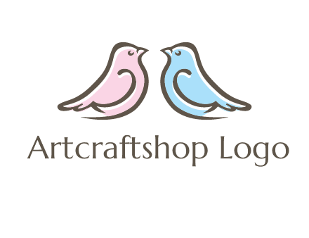 abstract birds logo