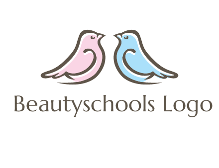 abstract birds logo