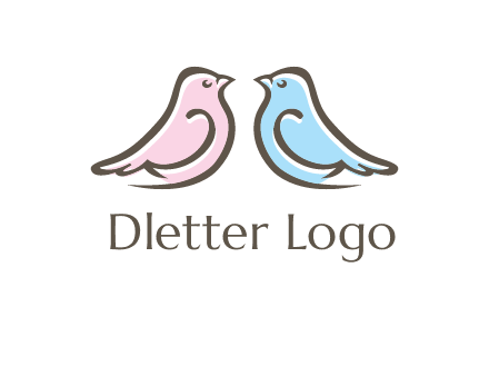 abstract birds logo