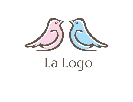 abstract birds logo