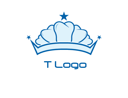 teethes forming crown with star logo