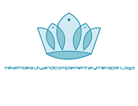 crown with abstract fish logo