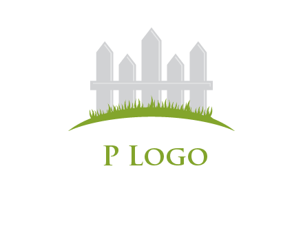 fences on grass logo