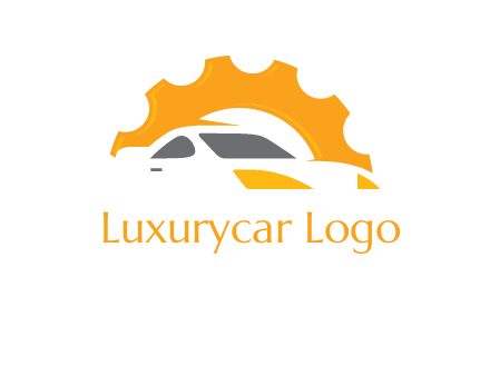 car with gear logo