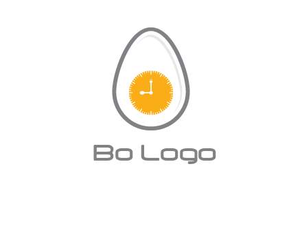 clock in the egg logo