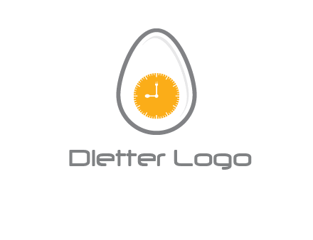 clock in the egg logo