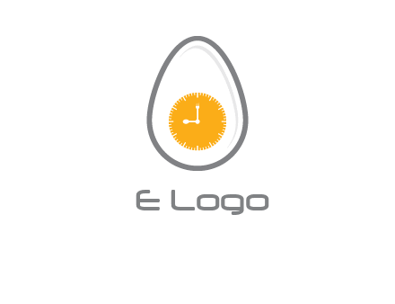 clock in the egg logo