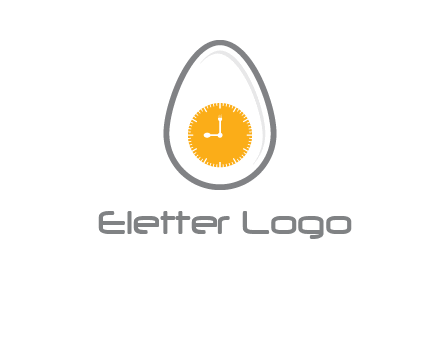 clock in the egg logo