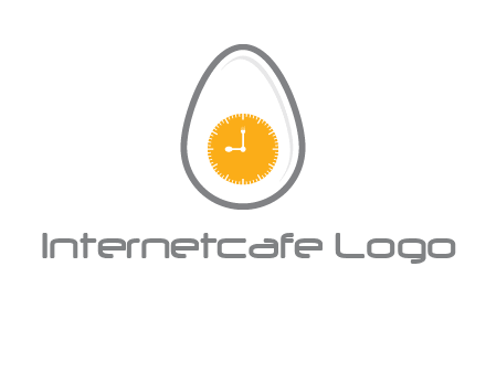 clock in the egg logo