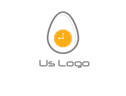 clock in the egg logo