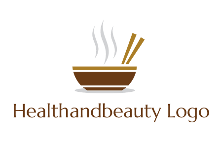 bowl and chopsticks logo