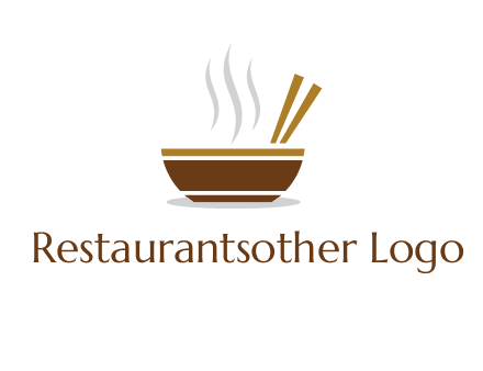 bowl and chopsticks logo