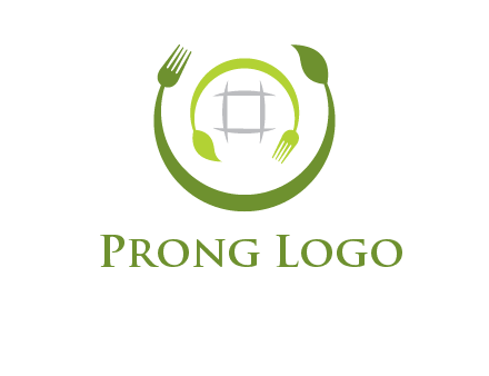 leaf and fork logo