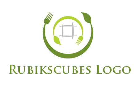 leaf and fork logo