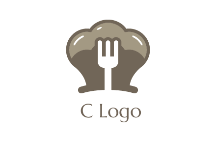 fork in chef hat logo