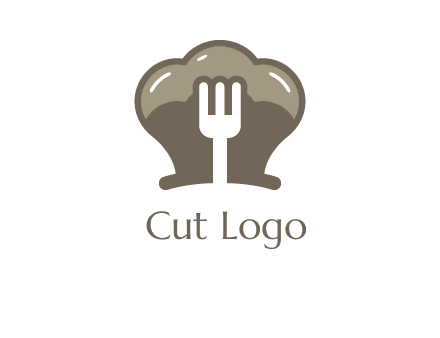 fork in chef hat logo