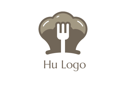 fork in chef hat logo