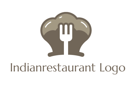 fork in chef hat logo