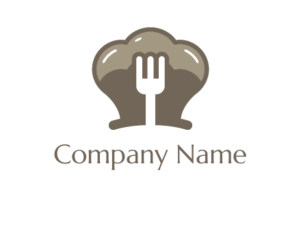 fork in chef hat logo