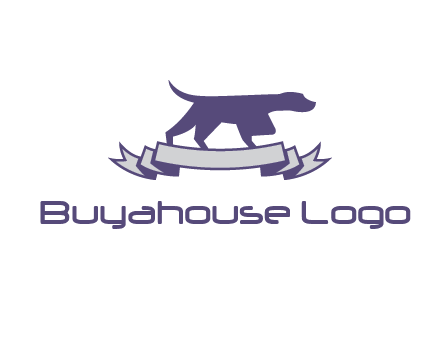 dog pointing logo