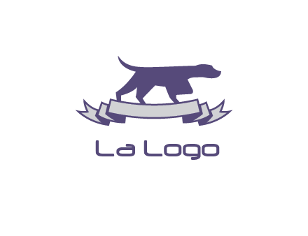 dog pointing logo