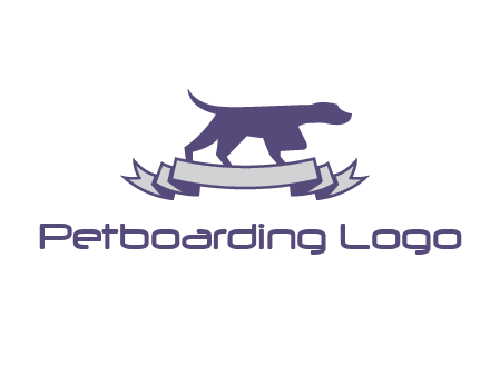 dog pointing logo