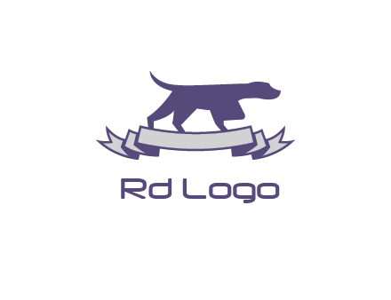 dog pointing logo